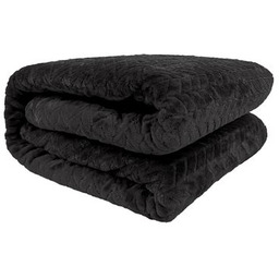 Koc FUERO 200 x 220 cm czarny