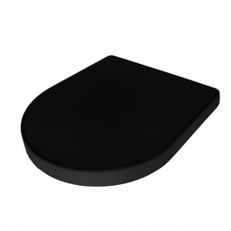Czarna deska sedesowa U kształt Lavita Rea Mexen