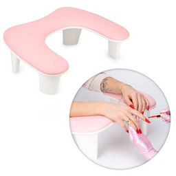 Podpórka do manicure na nóżkach MollyNails różowa