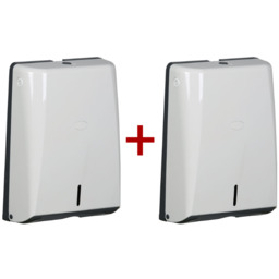 Podajnik ręczników papierowych , biały, 275x370x110 mm