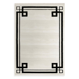 Eurofirany Dywan 60x100 Aura 3 geometria szary jasny