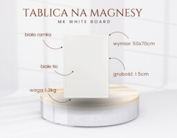 Tablica na magnesy 70x50cm