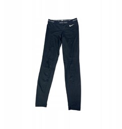 Sportowe legginsy damskie czarne NIKE S