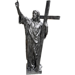 Jezus z krzyżem - Figura sakralna - 90