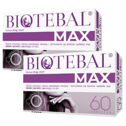Zestaw Biotebal Max 10mg, 2 x 60tabl.