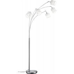Lampa stojąca podłogowa z włącznikiem nożnym abażurowa TOMMY