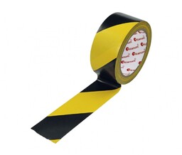 Taśma ostrzegawcza czarno-żółta 48mm 20m Titanum 445244