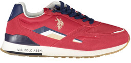US POLO ASSN. CZERWONE MĘSKIE OBUWIE SPORTOWE