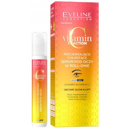 EVELINE Vitamin C 3x Action Rozjaśniająco-chłodzące serum pod