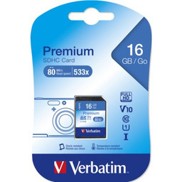 Karta pamięci SDHC Verbatim 16GB Class 10