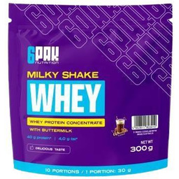 6Pak Nutrition Milky Shake Whey Czekolada, 300 g