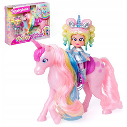 Kookyloos Rainbow Unicorn Zestaw Tęczowa Lalka Iris Jednorożec
