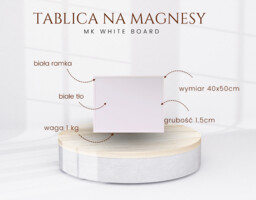 Tablica na magnesy 50x40cm