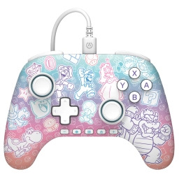 PowerA Advantage Wired Controller Mushroom Kingdom do Nintendo
