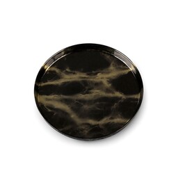 Eurofirany Patera dekoracyjna 21x2 Ada czarna ze złotym