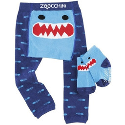Zoocchini, Legginsy I Skarpety Chłopięce, Rekin, Rozmiar M