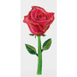 Balon foliowy Róża Czerwona - 166 cm -