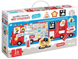 Czuczu Puzzle z dziurką Wóz strażacki