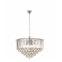 Lampa wisząca 5-płomienna Utah chrom