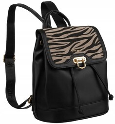Damski plecak eko David Jones zebra miejski plecaczek