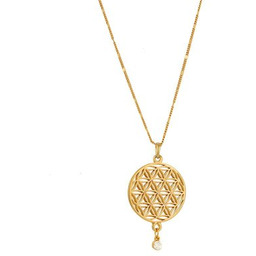 Łańcuszek z kwiatem życia (C22/LAT/76AU)