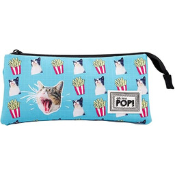 Oh My Pop! Angry Cat -Piórnik Potrójny HS,