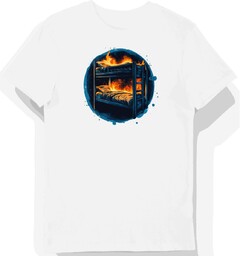 Koszulka męska biała z grafiką Braci Bliskości XL