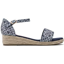 Espadryle Tommy Hilfiger Rope Wedge Sandal Denim T3A7-32776-0048