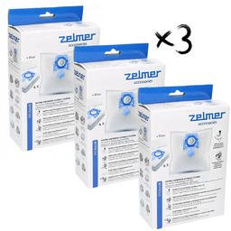 Worki do odkurzaczy ZELMER SAFBAG ZVCA100B 12szt. Oryginał