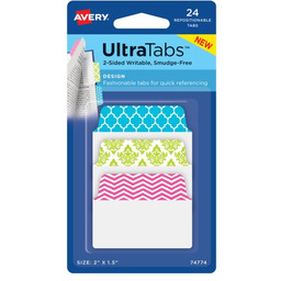 Zakładki indeksujące ze wzorem Avery 74774 - Ultra