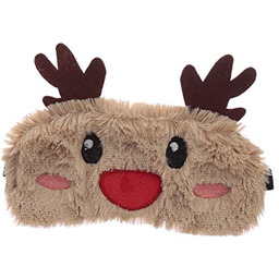 Puckator Pluszowa maska do oczu - Świąteczny Renifer