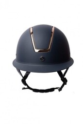 Horze Kask Atmos Metallic II navy- rosegold -