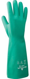 SHOWA 747 Rękawice Chemiczne z Powłoką Nitrylową, Ochrona