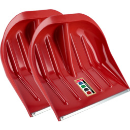 Szufla do śniegu bez trzonka, czerwona, 2 szt.