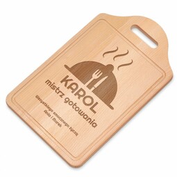 Deska drewniana do krojenia z grawerem dla niego