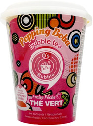 Napój Bubble Tea Popping Boba Drink Strawberry &