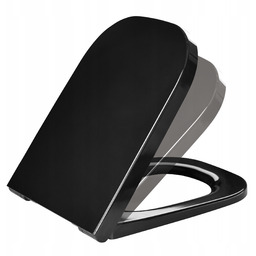 Deska wc sedesowa Czarna do Roca Gap wolnoopadająca