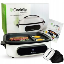 BlendyGo Multicooker Kuchenka Przenośna Multigrill Frytkownica Bez Tłuszczo
