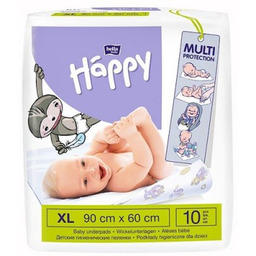 BELLA BABY HAPPY Podkład higieniczny 60x90cm, 10 sztuk