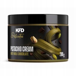 KFD Krem pistacjowy z mleczną czekoladą 200g