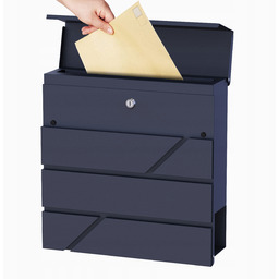 Skrzynka Na Listy Duża Antracyt Pocztowa Pocztę Ral