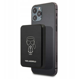 Karl Lagerfeld Powerbank indukcyjnyKLPBMSOIBK 3000mAh MagSafe