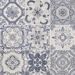 Gres szkliwiony PRIMERO blue patchwork lappato 59,8x59,8 gat.