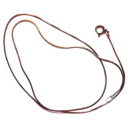 Łańcuszek linkowy brązowy - długość do wyboru 40-75