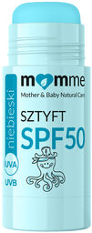 Momme, sztyft mineralny, SPF 50, niebieski, 10 g