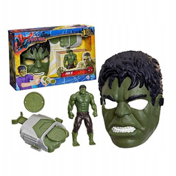 Spider-man Zestaw Hulk Maska Pięść Figurka
