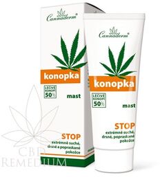 Krem konopny na problemy skórne 50% Cannaderm Konopka