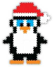 Puzzelki Pixelki Jixelz Bombka Pingwin Fat Brain Toys