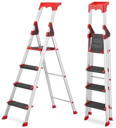 Drabina aluminiowa montażowa magazynowa profesjonalna HIGHER ALU 4