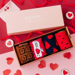 Todo Socks Zestaw kolorowych skarpet LOVE STORY BOX